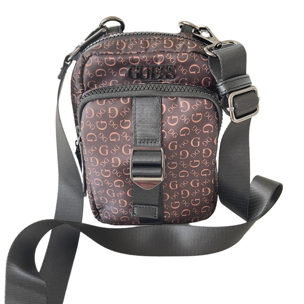 Guess Camera bag Crossbody MESSENGER Black/Brown